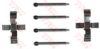 TRW PFK245 Accessory Kit, disc brake pads